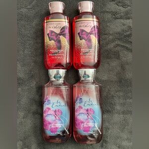4 bottles of Bath and Body Works Shower Gel
